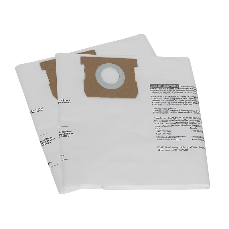 The Stealth ST19-4214 High Efficiency Fine Dust/ Drywall Dust Filter Bag (3) for ALL 4-8 Gallon Wet/Dry Vacuums