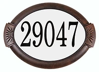 PRO-DF Classic Aluminum Address Plaque
