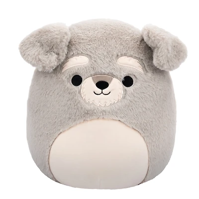 Squishmallows 12" Plush: Fuzz-a-Mallows - Shawn the Grey Schnauzer