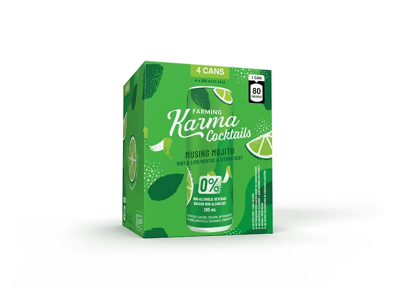 Mocktail Mojito Rêveur 0 % Alc 4x285 ml