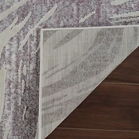 Rug Branch Nomad Abstract Indoor Area Rug, Purple Beige, Coastal - Living Room, Bedroom, Dining Room, and Kitchen