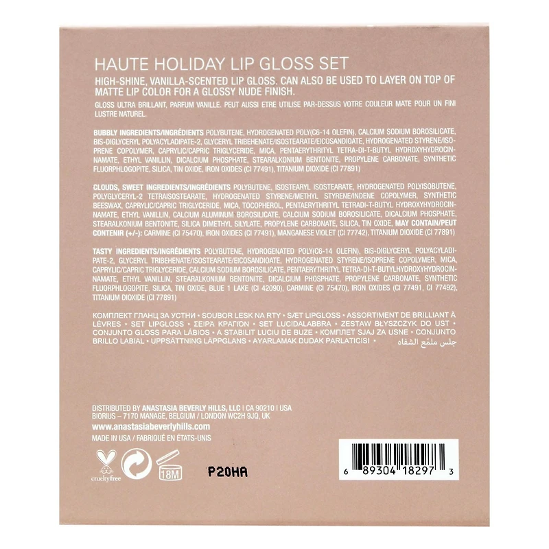 Anastasia Beverly Hills Haute Holiday Mini Lip Gloss Set
