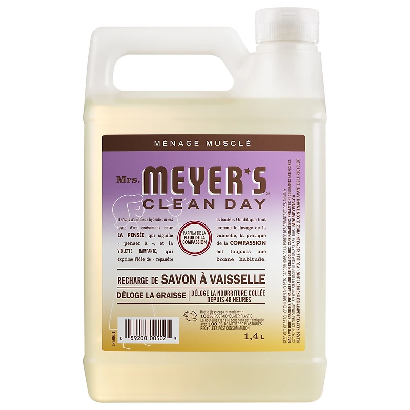 Mrs. Meyer's Clean Day Dish Refill Compassion Flower 1.4 L