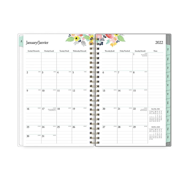 Blue Sky Sophie Medium Weekly/Monthly Planner for 2022
