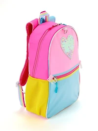 ENSEMBLE DE SAC À DOS MATELASSÉ COEUR 3 PIÈCES