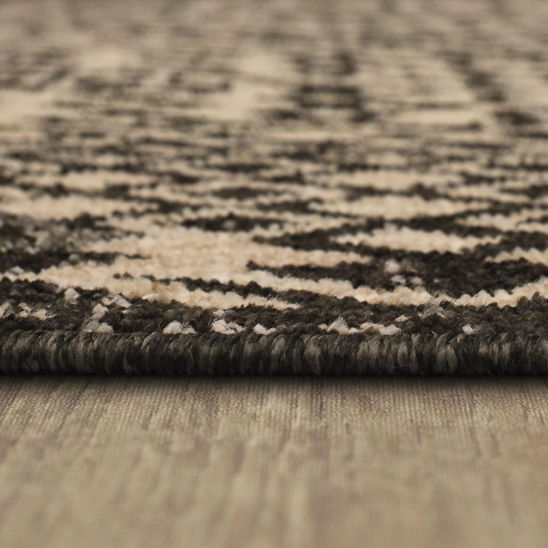 Mohawk Home Townsent Grey Polyester Area Rug