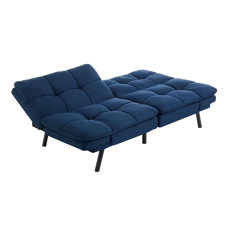 Memory Foam Futon, Memory foam futon with foldable armrest