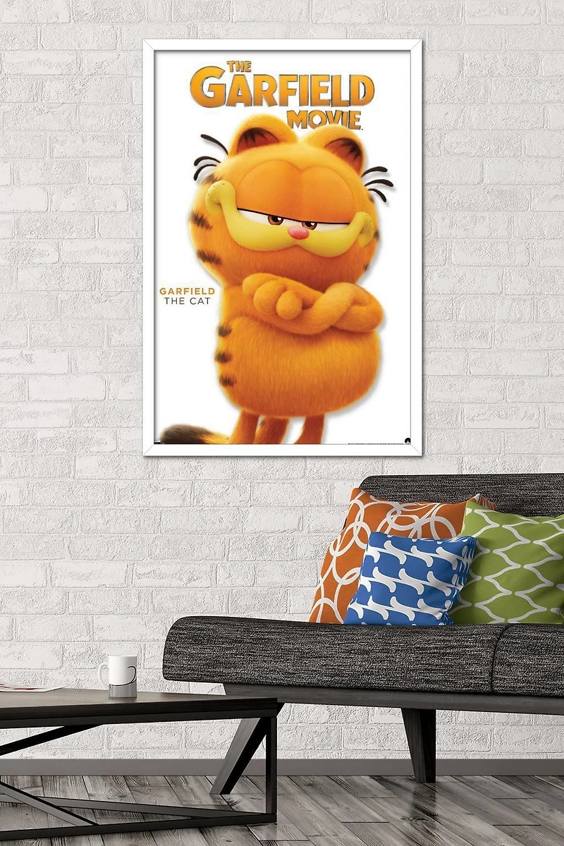The Garfield Movie - Garfield Feature Series 24 Wall Poster with Magnetic Frame, 22.375" x 34"