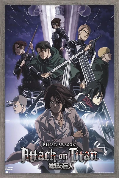 Attack on Titan: Season 4 - Key Visual Wall Poster