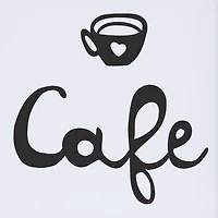 Cup Cafe 6x6 Framed Accent Art, 6in x 6in