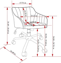 Ava Office Chair, Beige