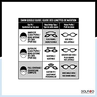 Dolfino Pro Orbit Masque de sports nautiques pour adultes - Bleu Masque adulte