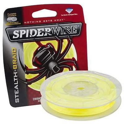 Spiderwire Stealth 125 Yards 30lb test Hi-Vis Yellow, Stealth 125 Yards 30lb Test