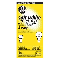 GE Lighting Canada Ge 30/70/100 Trilight 3 Way 1 Pack