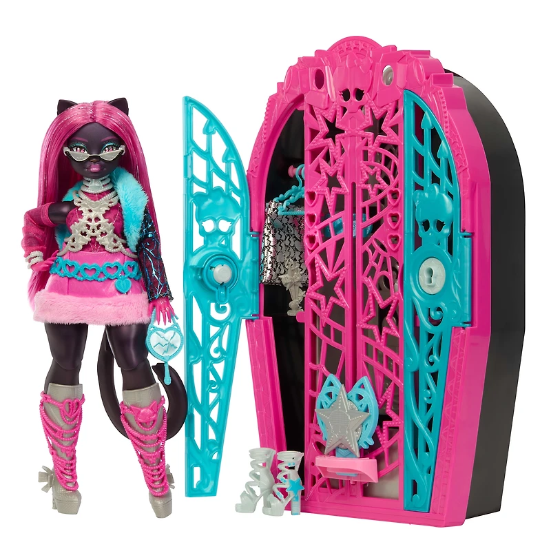 Monster High-Monstrueux Secrets Catty Noir-Coffret