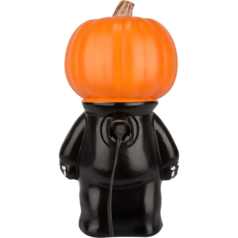 12” Lighted Blow Mold-Pumpkin Skeleton Kid (WM CA)