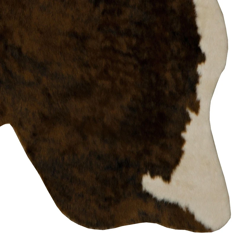 Mini tapis d'appoint en fausse peau de vache X bringé