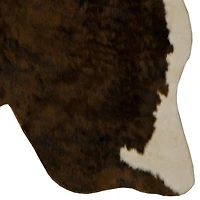 Faux Cowhide Mini Ex Brindle Accent Rug