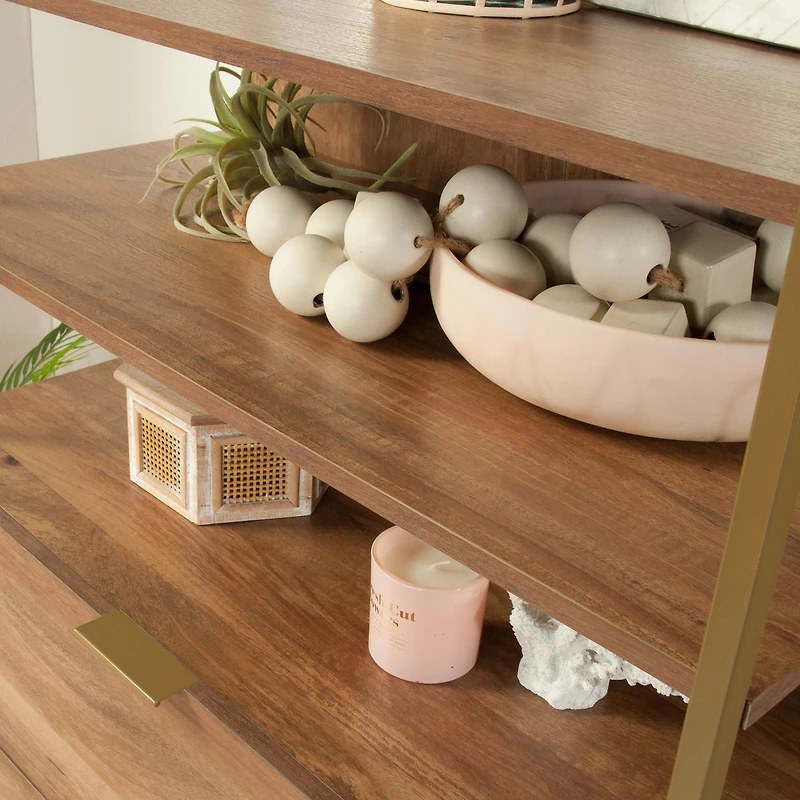 Sauder International Lux Dresser in Sindoori Mango Finish