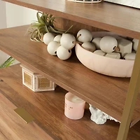 Sauder International Lux Dresser in Sindoori Mango Finish
