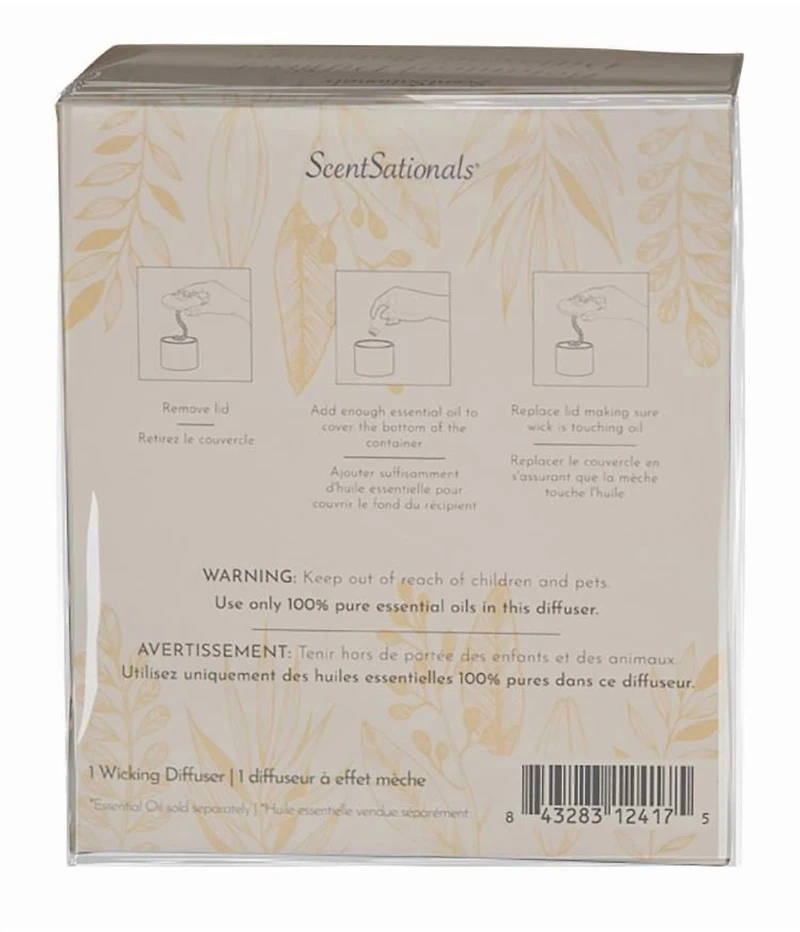 Diffuseur botanique ScentSationals - Simplicity Diffuseur en céramique