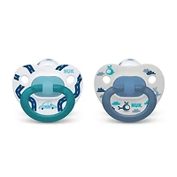 NUK Orthodontic Fashion Pacifiers, Size 3, 2 Pack
