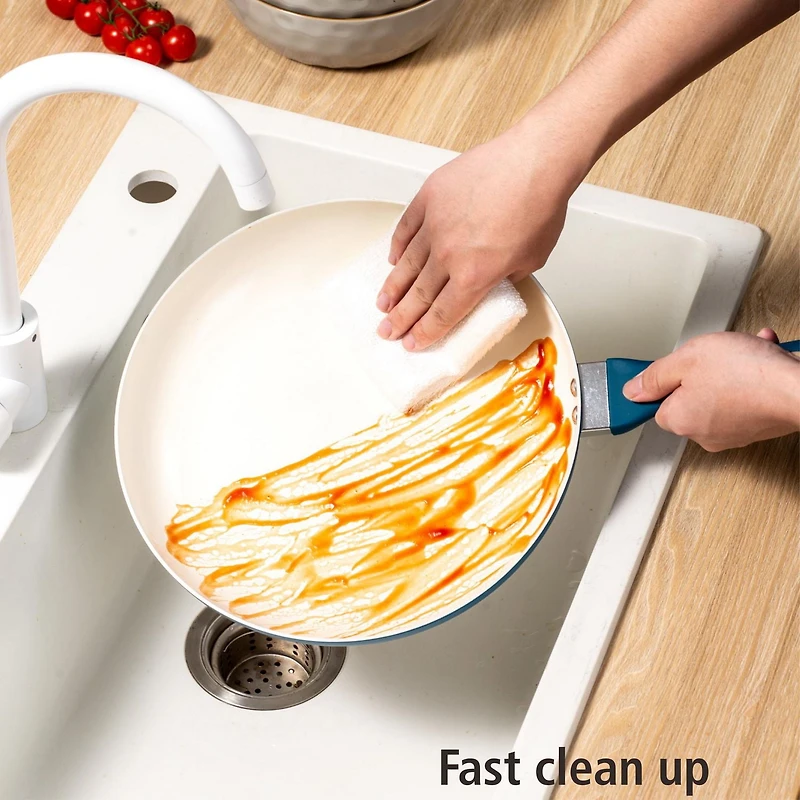 Set de poêles à frire mainstays aluminium céramique 3 pièces Ensemble de 3 pièces en céramique