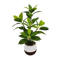 Plante de Lerman Decor en pot de ciment Plante artificielle