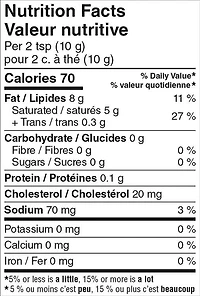 Beurre salé Great Value 454g