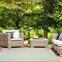 ECARPET Outdoor Area Rug for Patio, Deck, Backyard, Camping, Water Proof Carpet