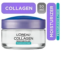 L'Oréal Paris Fragrance-Free Collagen Moisture Filler Daily Moisturizer, 48 Hour Hydration, 50ml