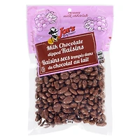 Milk Chocolate Dipped Raisins, 300g