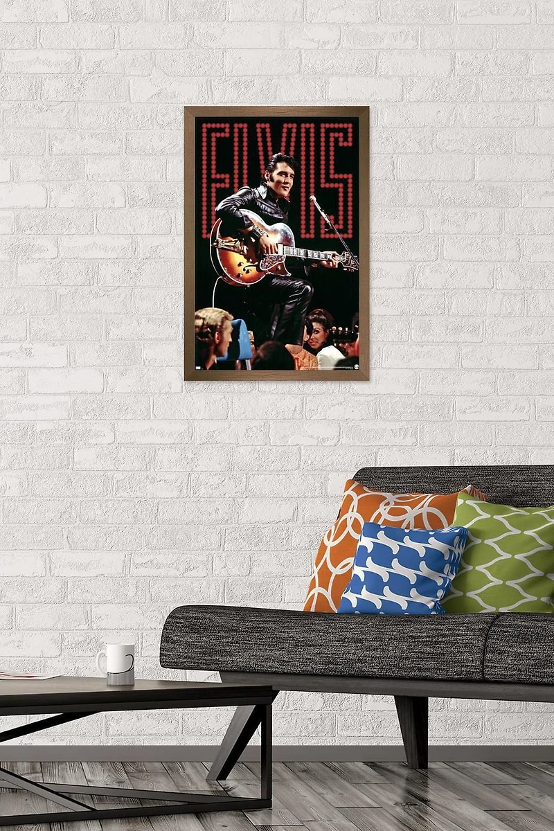 Elvis Presley - 68 Concert Wall Poster, 22.375" x 34"