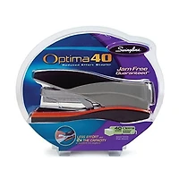 Swingline Optima 40 Commercial Desk Stapler, 40-Sheet Capacity, Grey