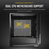 Antec P20CE - Tour Centrale - Atex Étendu - Pas d'Alimentation - USB/Audio