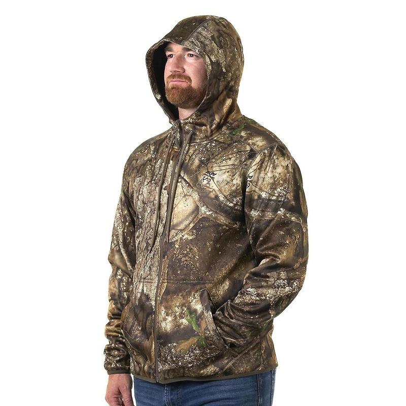 Chandail à capuchon à glissière toute longueur pour hommes Realtree APX Tailles M à 2TG