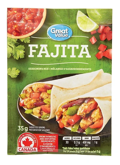 Great Value Fajita Seasoning Mix