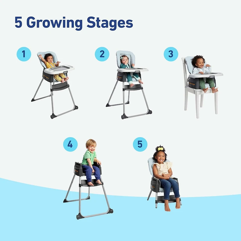 Graco® Made2Grow 5-in-1 Highchair, Hudson, 5-in-1 Highchair