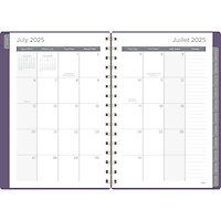 Agenda scolaire hebdomadaire Mead® Basic Purple 2025-2026