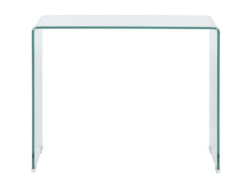 Waterfall Glass Console Table 30x32x14in