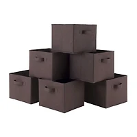 Capri 6PC paniers de tissu de pliage de chocolat, produit 38622