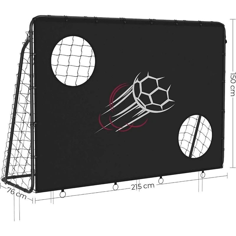 Filet de football à assemblage rapide Songmics de 7 pi x 5 pi