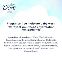 Nettoyant Baby Dove hypoallergénique Hydratation peau sensible Nettoyant pour bébé 591ml