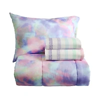 4-Piece Twin Bedding Set, Tie Dye
