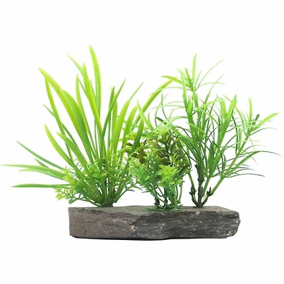 Penn Plax Reptile Plant With Quartz Rock