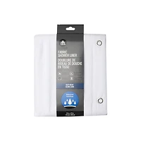 Rideau ou doublure de rideau de douche en tissu hydrofuge 100 % étanche 178 cm x 183 cm