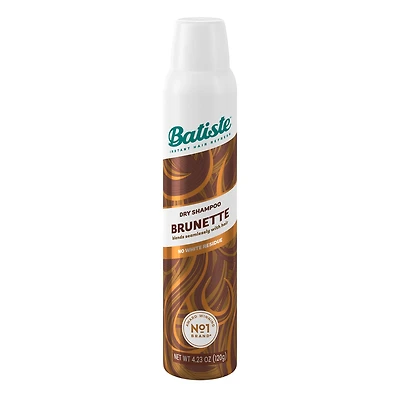 Batiste Brunette Dry Shampoo Spray, Brown & Auburn Hair, Refresh Hair and Absorb Oil Between Washes, 200 ml