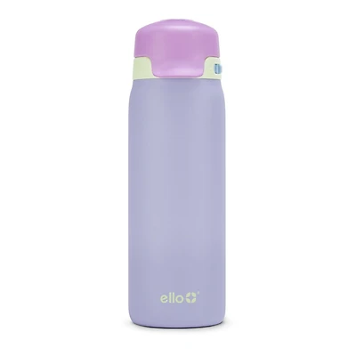 Ello Flip & Fill 18 oz Stainless Steel Water Bottle, <ul><li>18oz Capacity </li><li>Easy-to-use flip lid</li><li>All parts BPA free</li></ul>