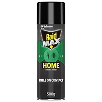 Insecticide Raid Max contre les insectes domestiques, tue les insectes en question par contact, pour utilisation à l’intérieur et à l’extérieur, 500 g 500 g