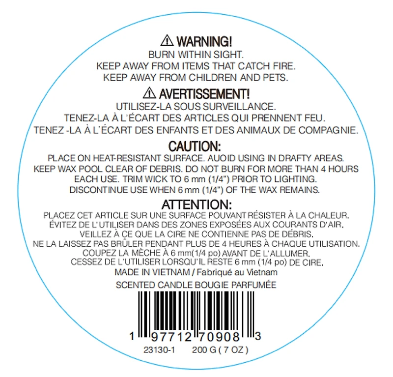 Tinted Glass Candle-Green Tree